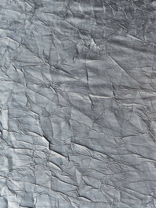 OCTAVE: Brocard effet froissé gris argenté