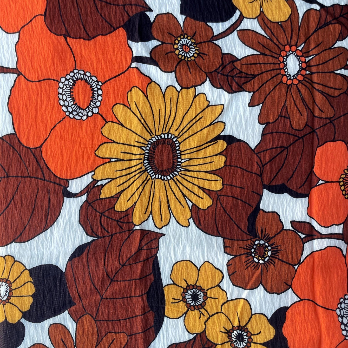 MARIGOLD: Coton Imprimé de grosses fleurs