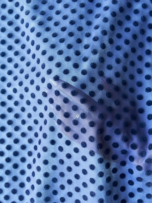 NOCTIS: Voile à pois en velours