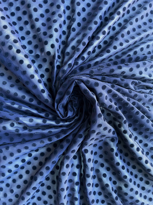 NOCTIS: Voile à pois en velours