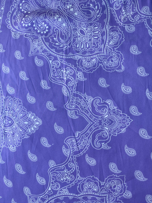 KAEL: Satin imprimé Bandana