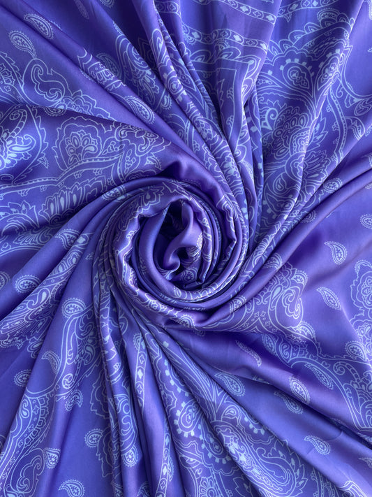 KAEL: Satin imprimé Bandana