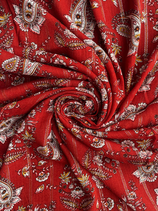 SELENA: Voile de Viscose imprimé Bohème