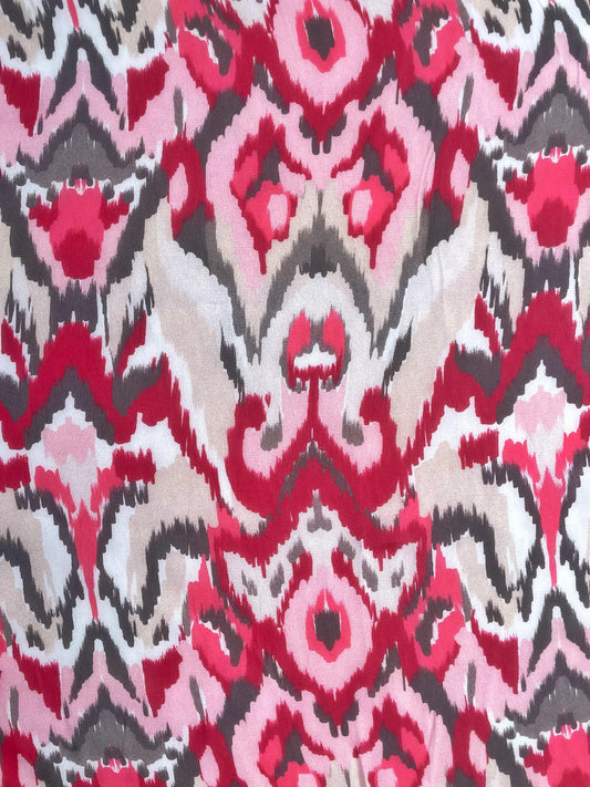 CAELIS: Voile de Viscose imprimé abstrait