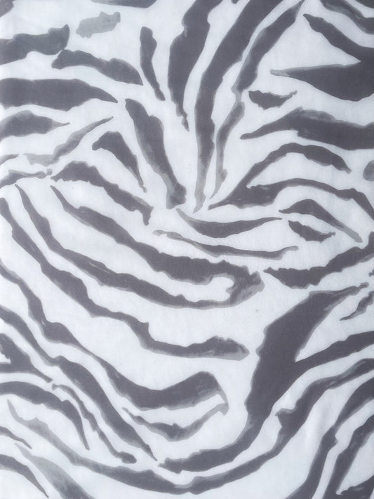 ZENYA: Voile imprimé zèbre