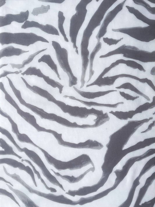 ZENYA: Voile imprimé zèbre