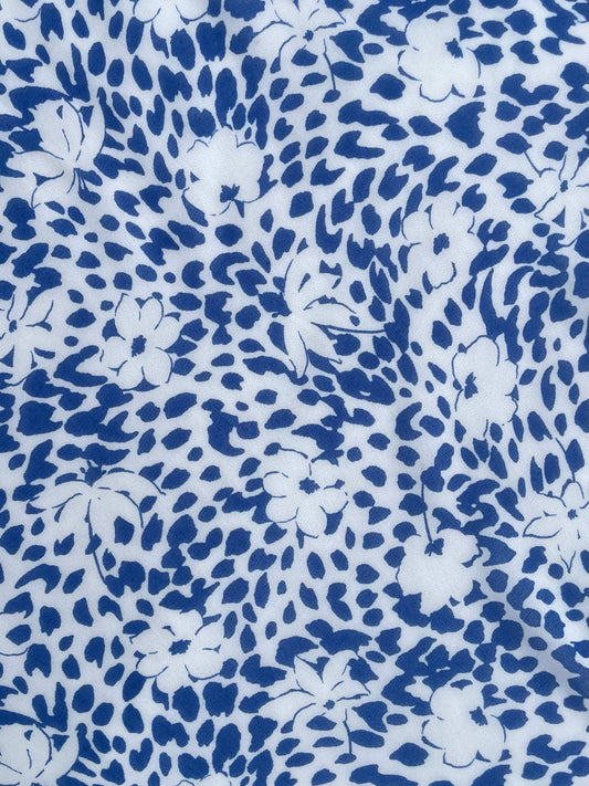 FLORELLE: Voile imprimé floral