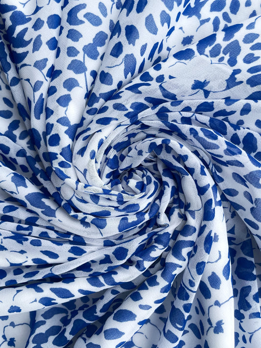 FLORELLE: Voile imprimé floral