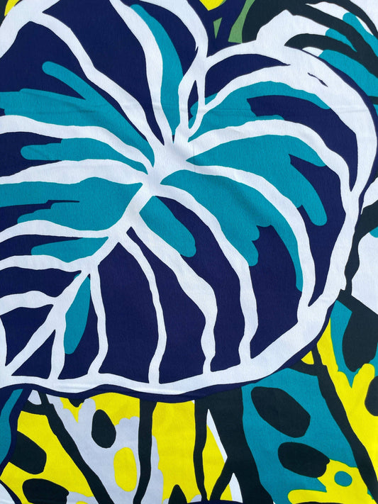 KAIDA: Satin imprimé jungle