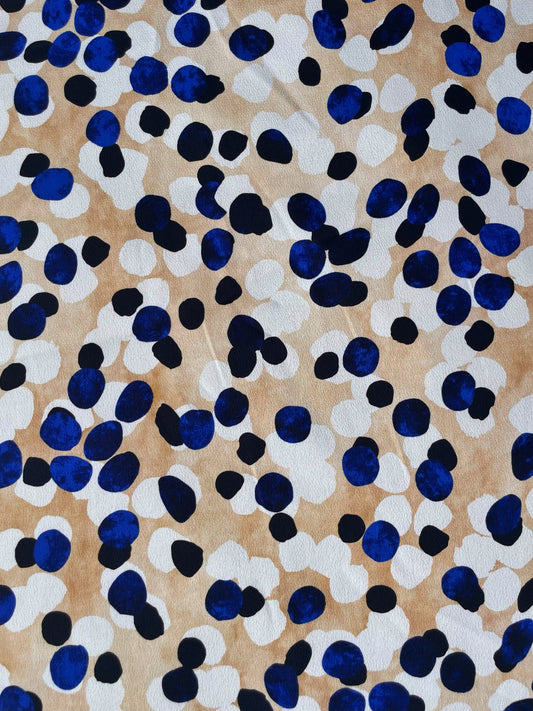 ALORA: Satin imprimé tacheté