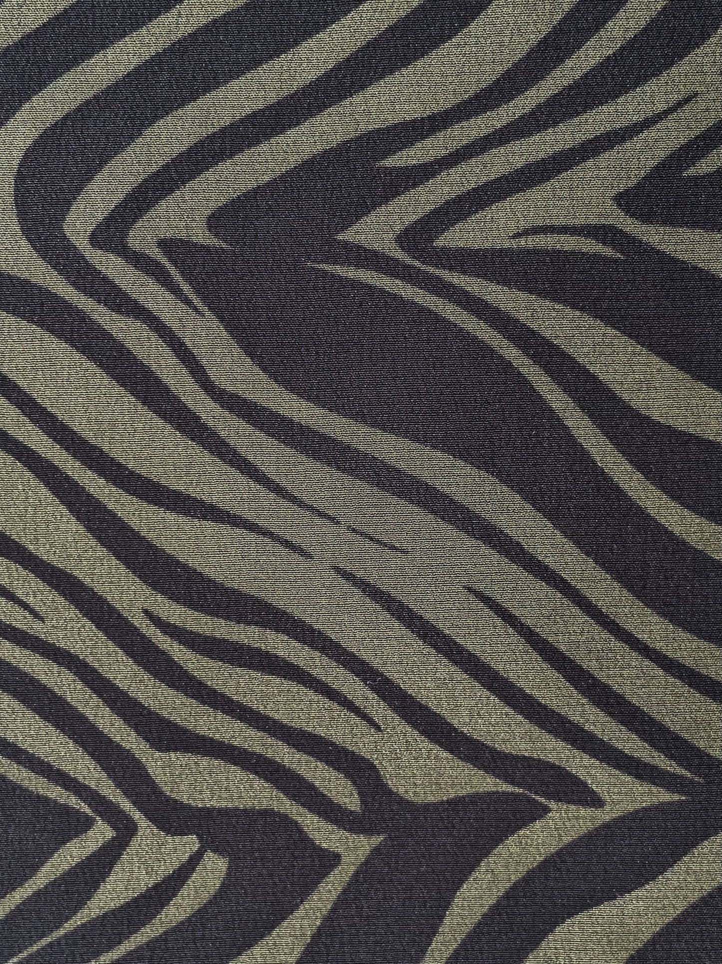 LIAN: Soie imprimé zébré