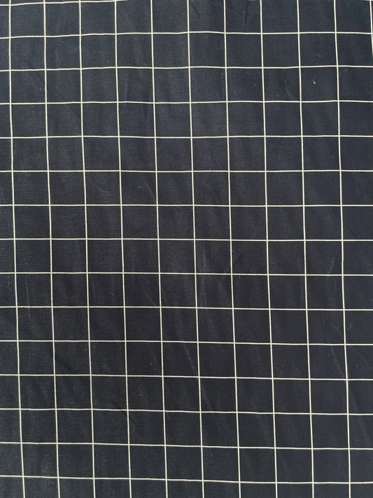 DARA: Toile de Coton imprimé Carreau