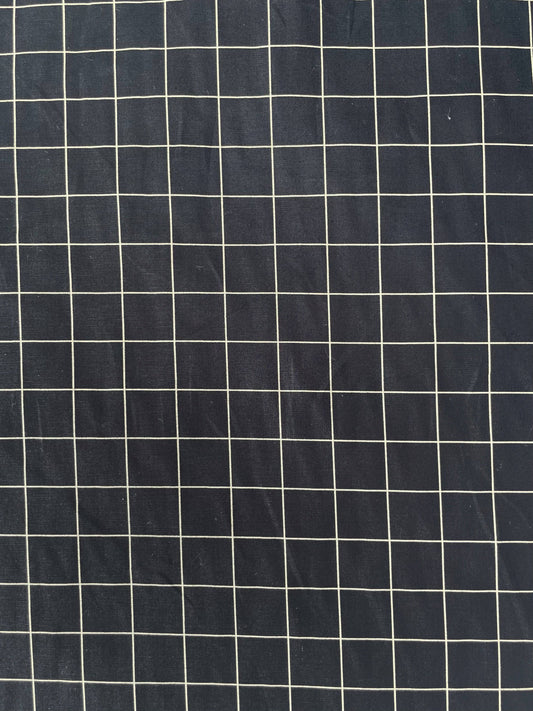 DARA: Toile de Coton imprimé Carreau