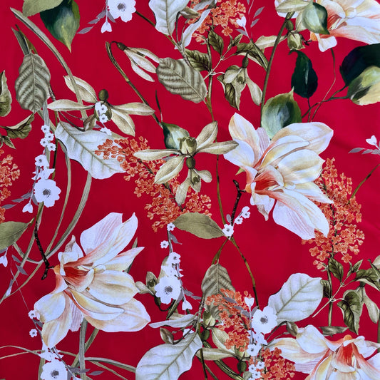 LUCRÈCE: Maille imprimée Floral Vintage
