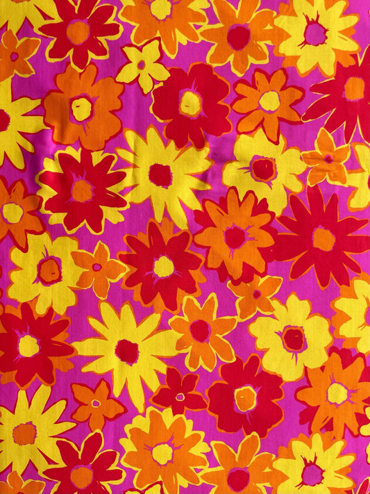 FLEURIA: Maille imprimé Flower Power