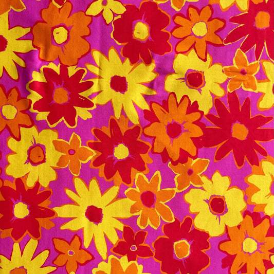 FLEURIA: Maille imprimé Flower Power