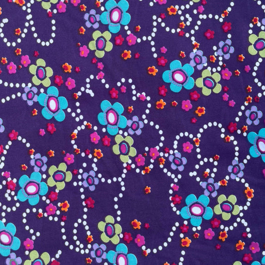 LIRISSA: Maille imprimé Floral et pois