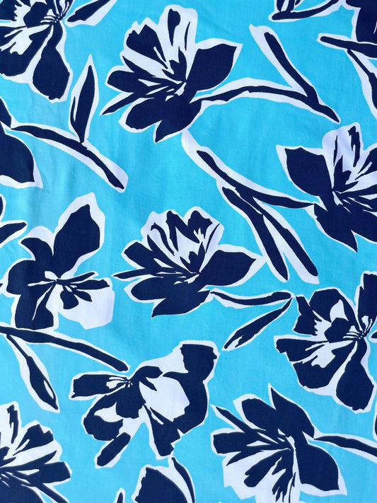 MALINA: Maille imprimé Grosses Fleurs