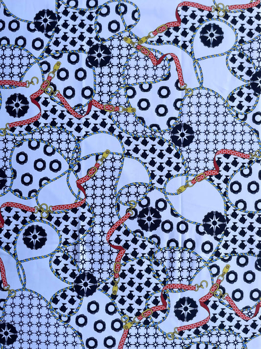 SIREN: Maille imprimé Boussole