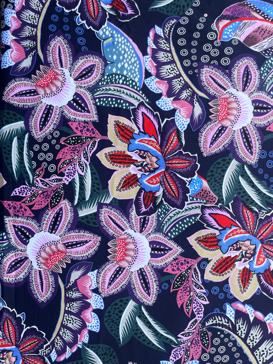 AZALÉE: Maille imprimé Floral