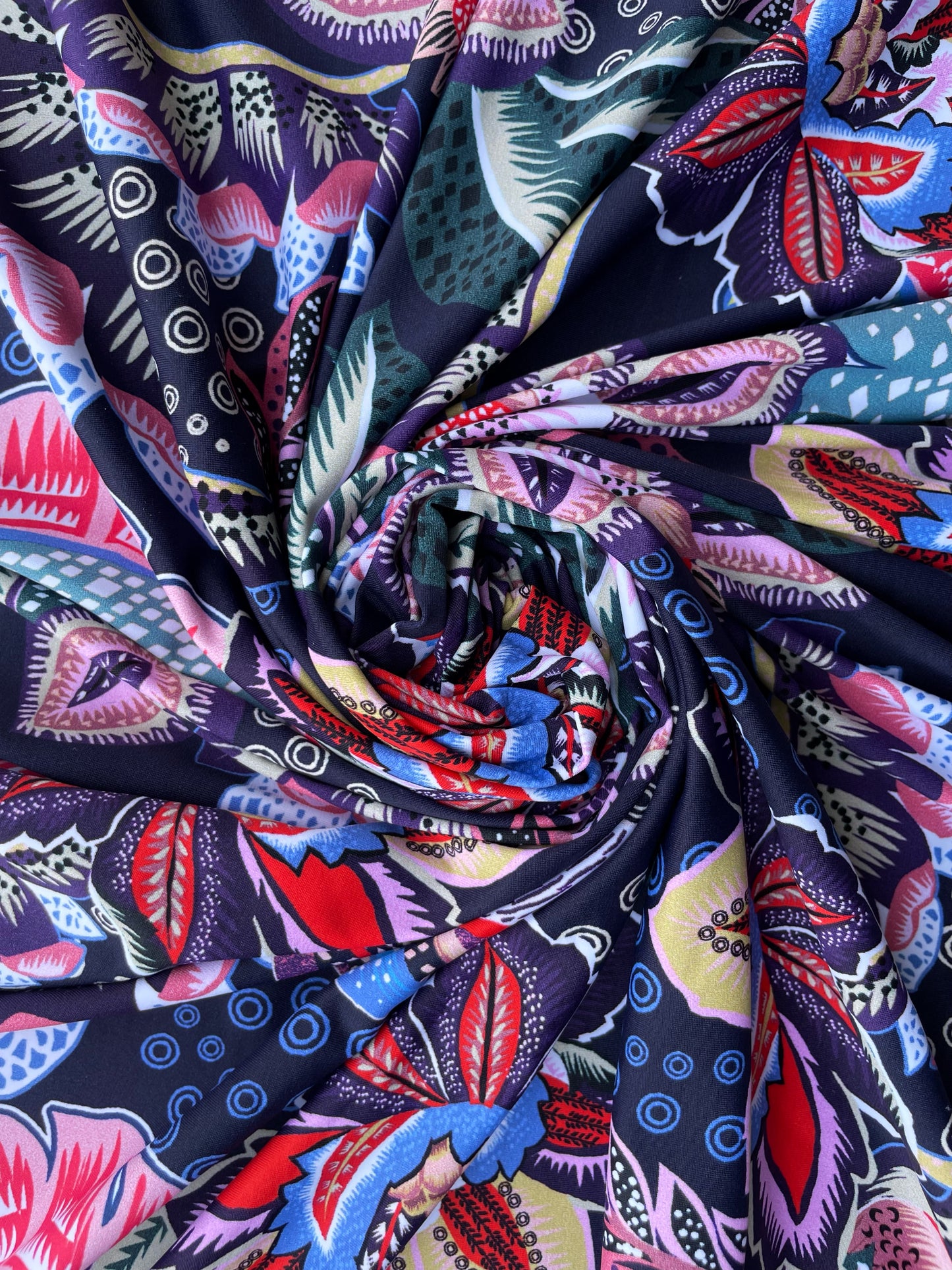 AZALÉE: Maille imprimé Floral