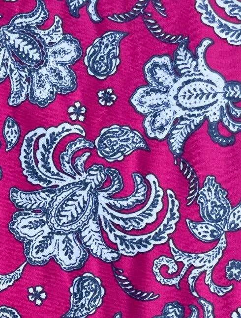 ORYEL: Maille imprimé Floral Oriental