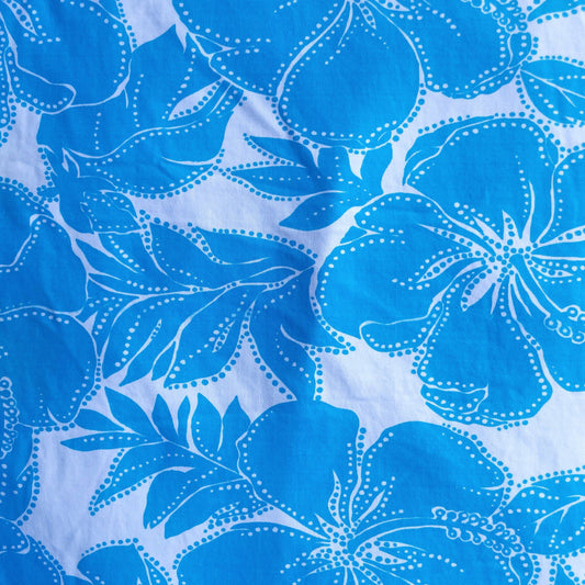 HIBRINA: Maille imprimée Gros Hibiscus