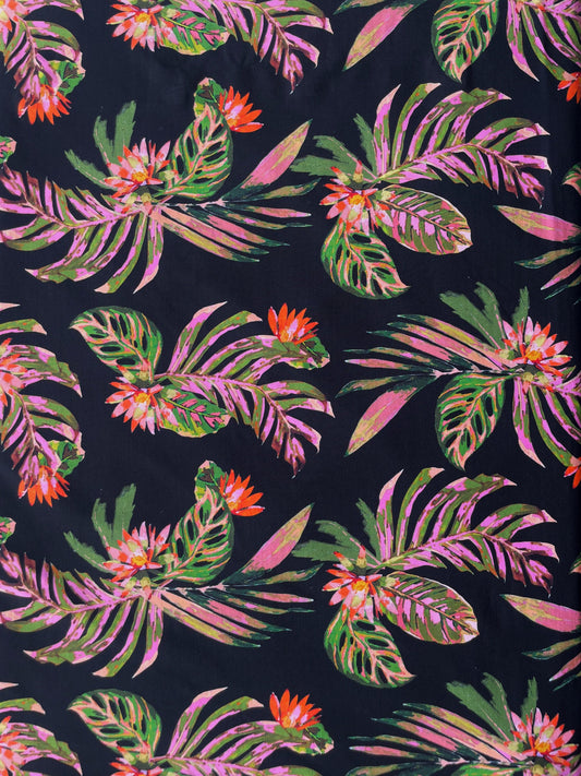 MARWEN: Maille imprimé Jungle Florale