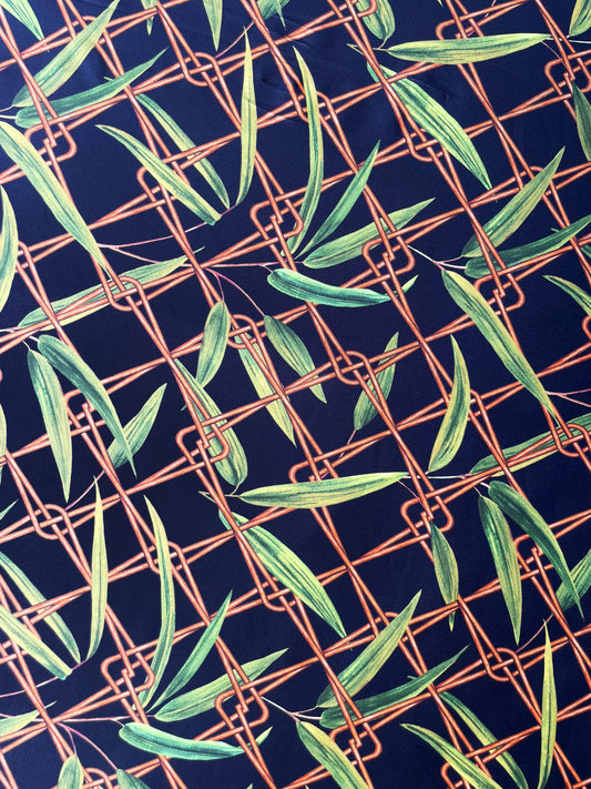 ALTHEO: Maille imprimé Grillage et Jungle