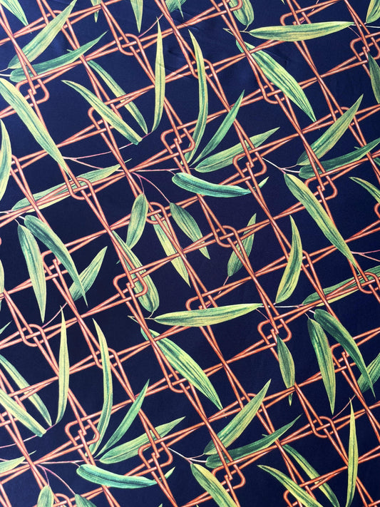 ALTHEO: Maille imprimé Grillage et Jungle