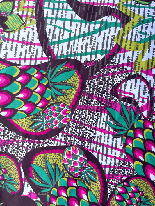 PIÑA: Maille imprimé Ananas