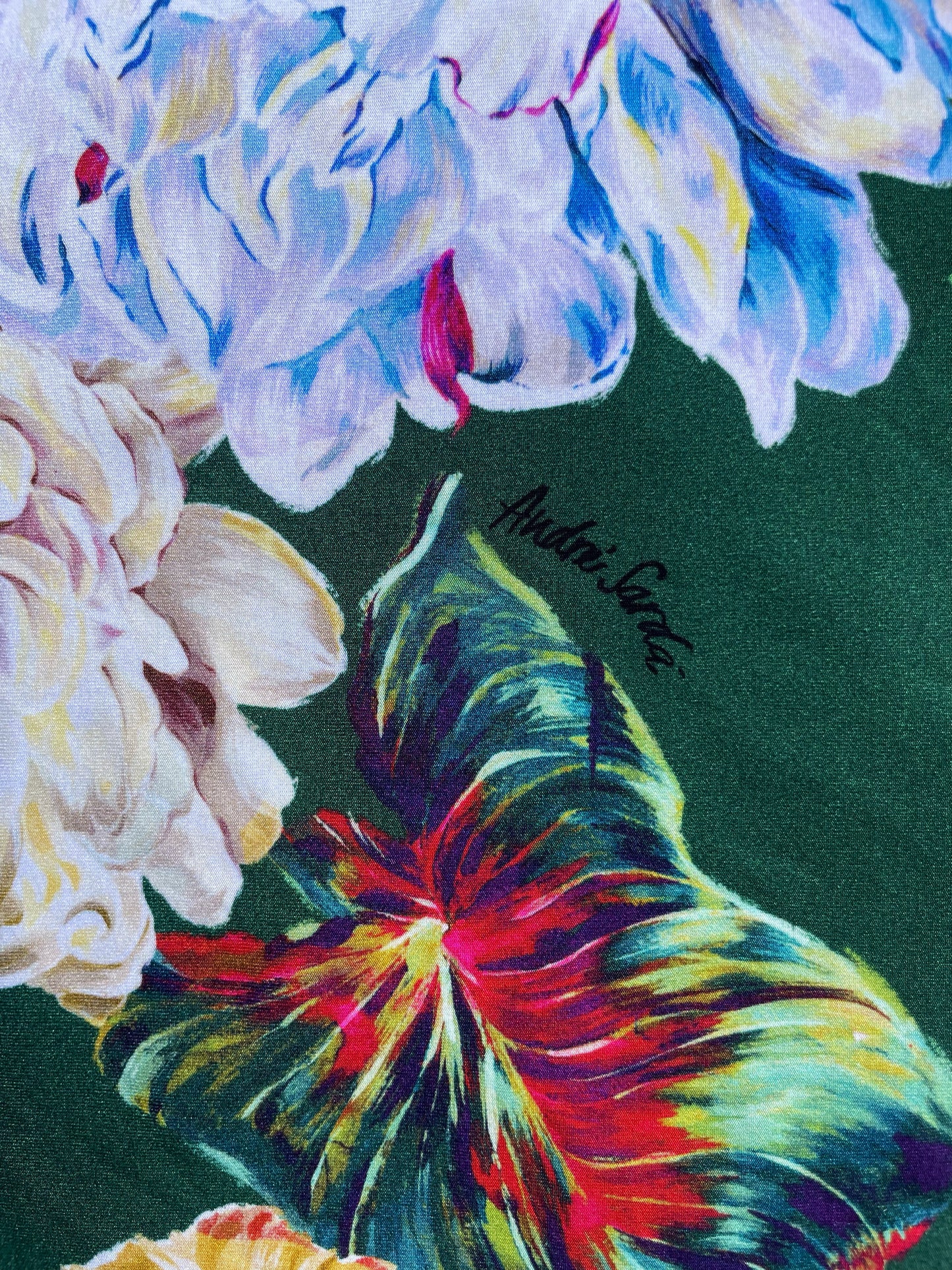 MEI: Maille imprimé Pivoine Vintage