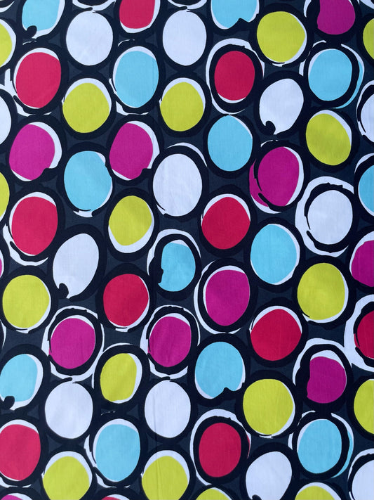 HIRO: Maille imprimé Pois Rétro