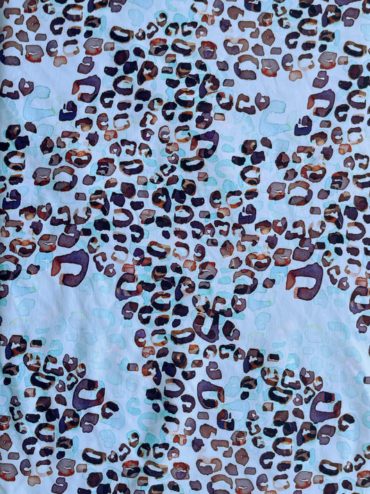 INDRA: Maille imprimé Léopard