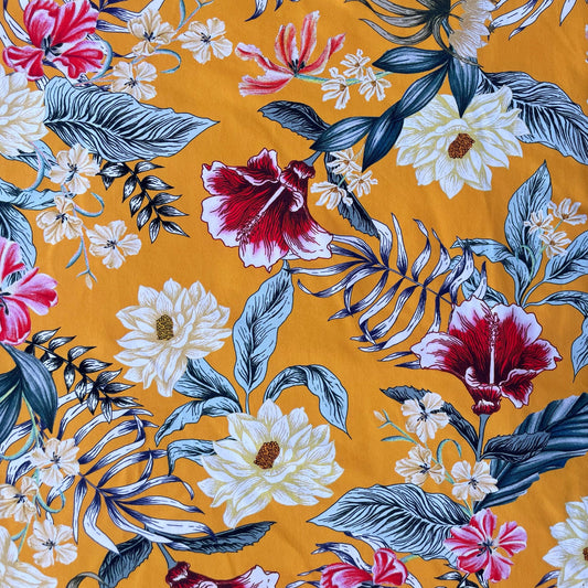 ALBA: Maille imprimée Florale Vintage
