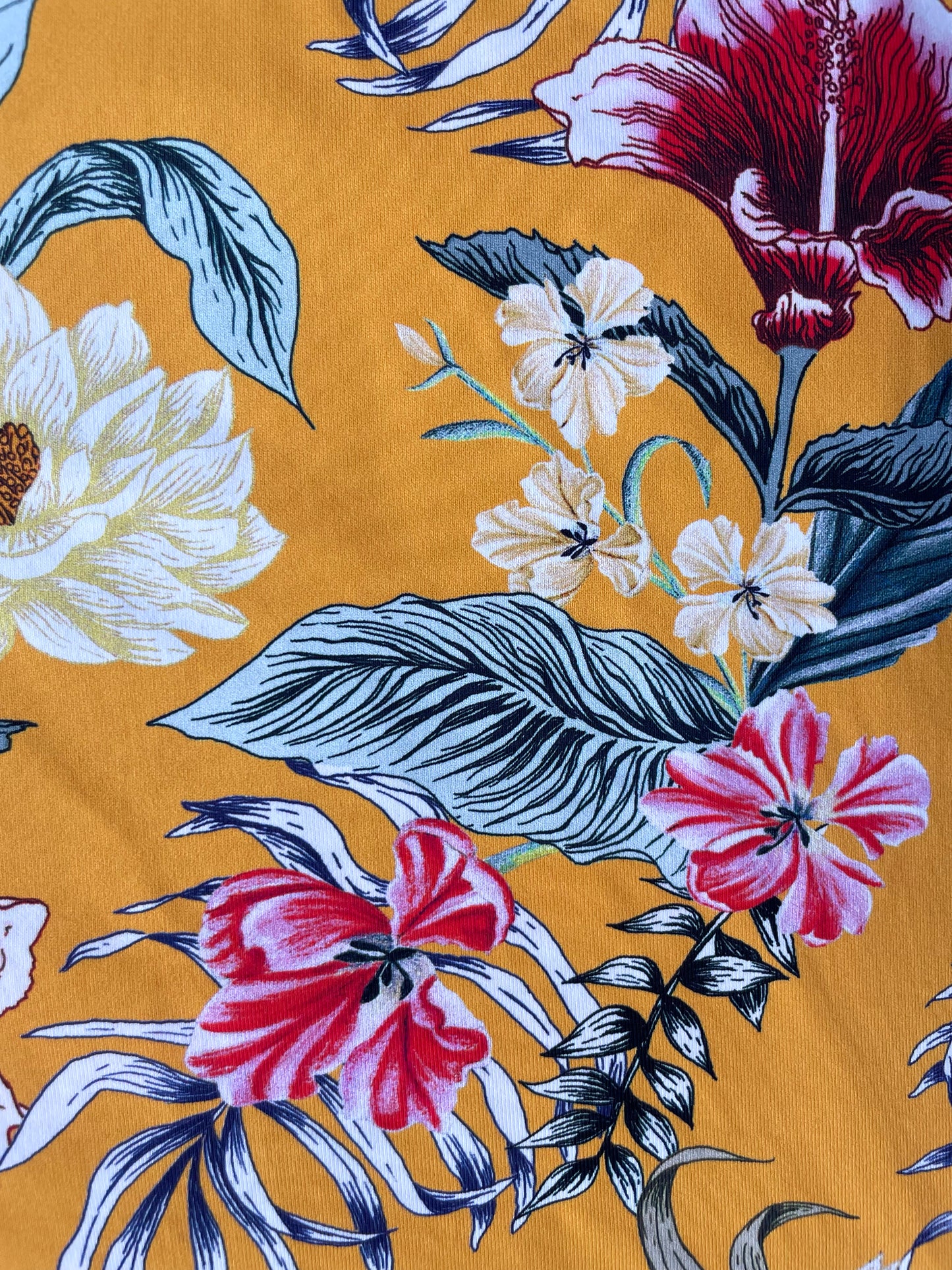 ALBA: Maille imprimé Florale Vintage