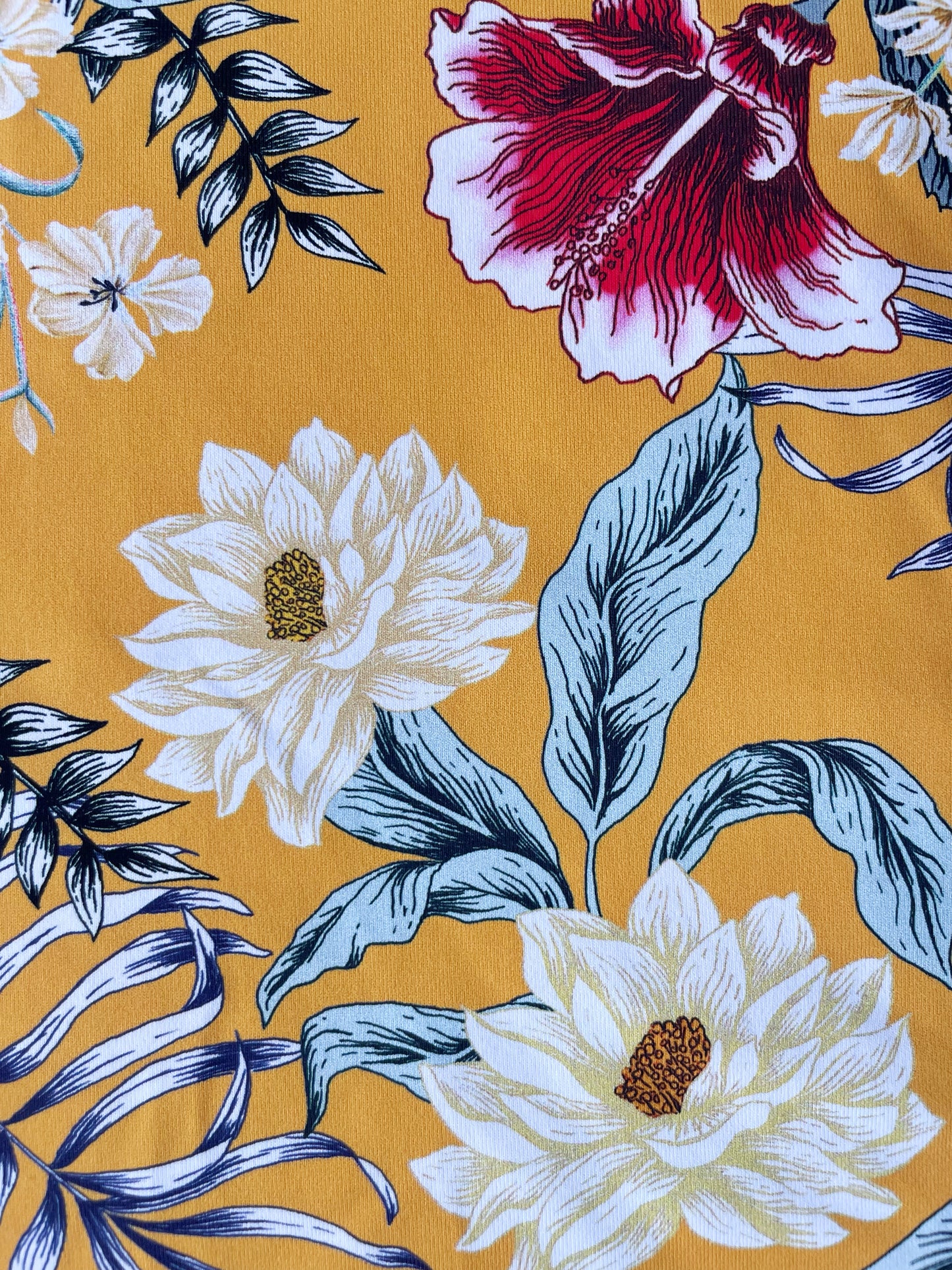 ALBA: Maille imprimé Florale Vintage