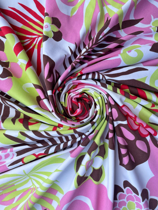 JESSICA: Maille imprimé Floral 90’s