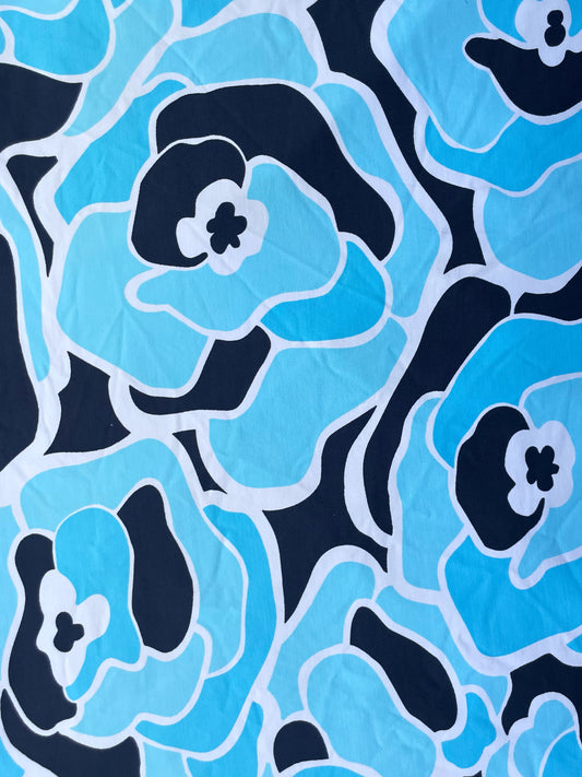 TALORIA: Maille imprimé Floral Abstrait