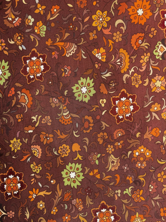 CALISTA: Maille imprimé Fleurs Rétro