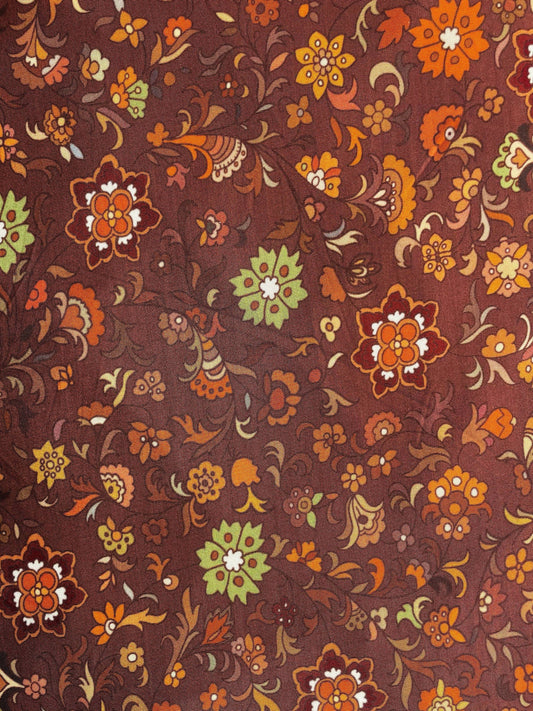 CALISTA: Maille imprimé Fleurs Rétro