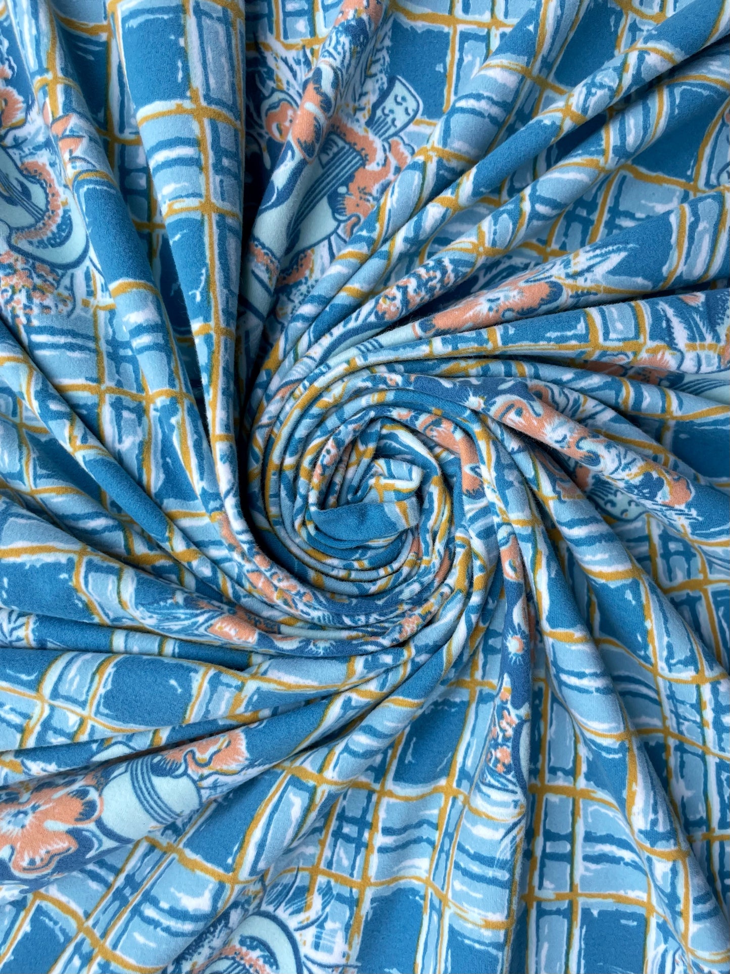 ISALTA: Maille imprimé Vintage