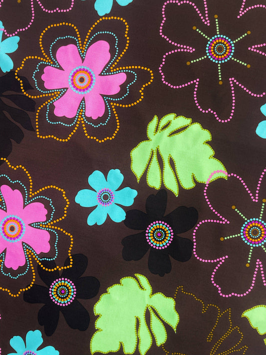 APSARA: Maille imprimé Floral et pois