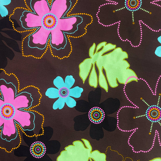 APSARA: Maille imprimée Floral et pois