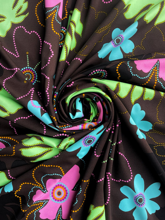 APSARA: Maille imprimé Floral et pois