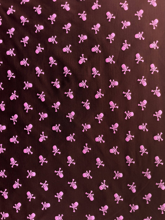 SKELEA: Maille imprimé Tête de Mort