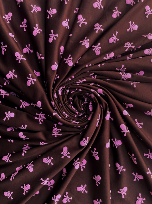 SKELEA: Maille imprimé Tête de Mort