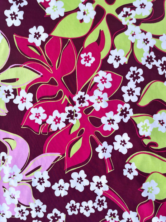 AMANDA: Maille imprimé Floral 90’s