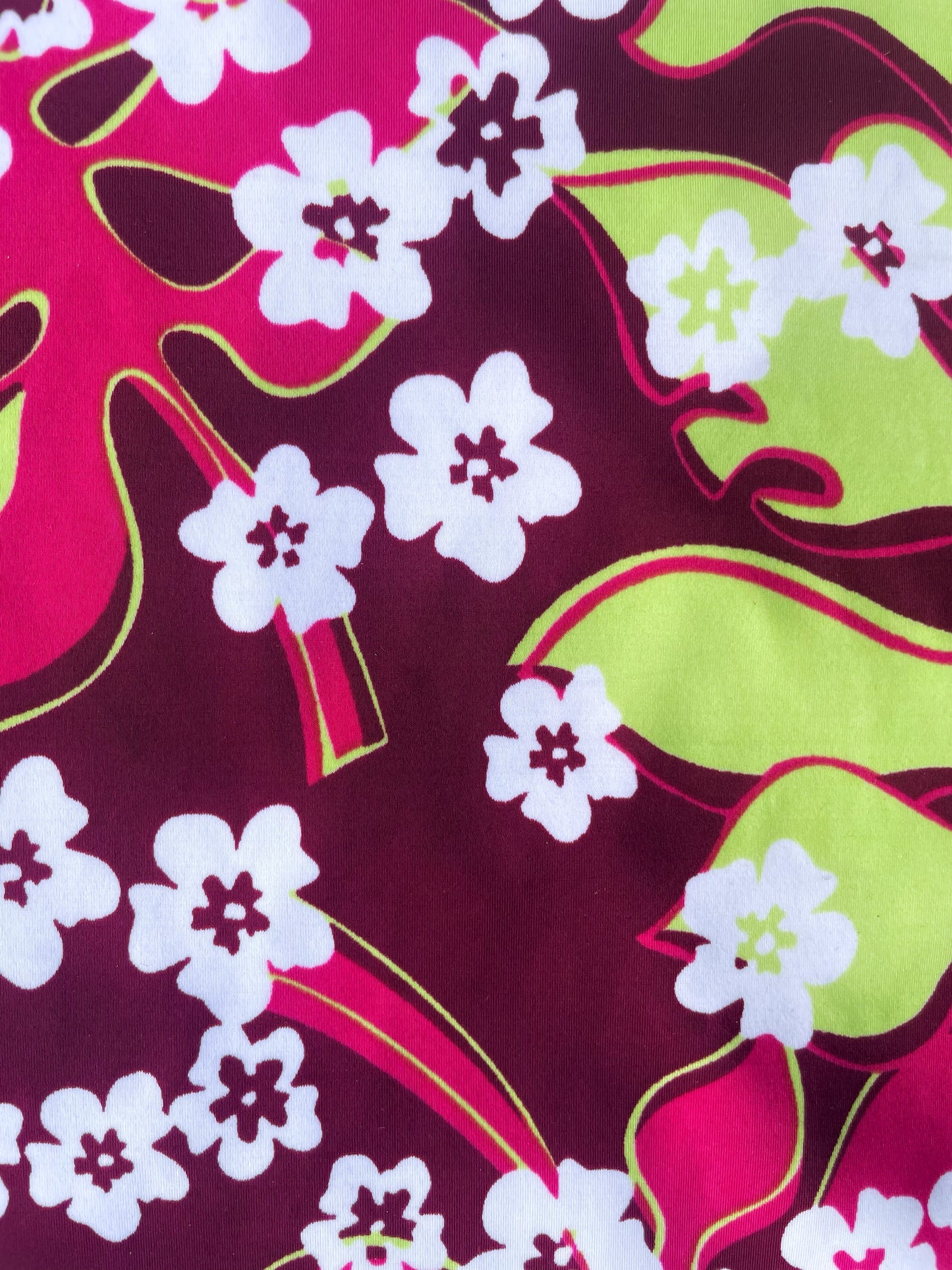 AMANDA: Maille imprimé Floral 90’s