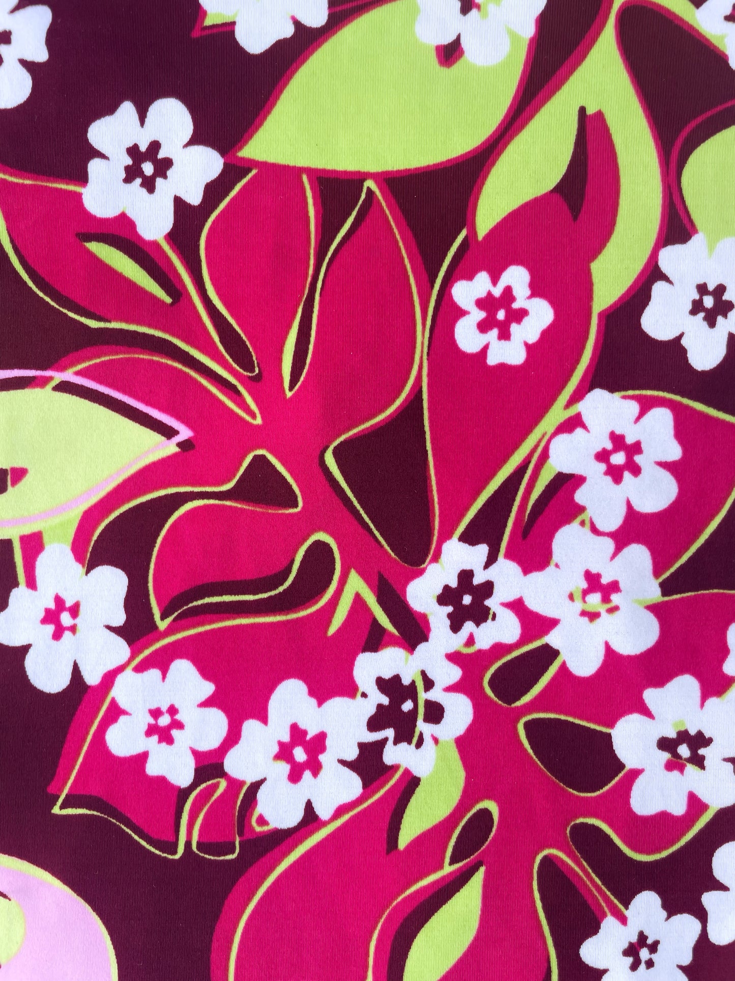 AMANDA: Maille imprimé Floral 90’s